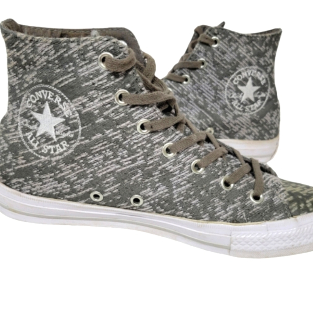 NIB Chuck Taylor ALL STAR Green And Gray Laced Converse